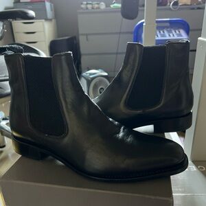 John Varvatos fleetwood sharpei Chelsea boots Sz 9.5 made in Italy